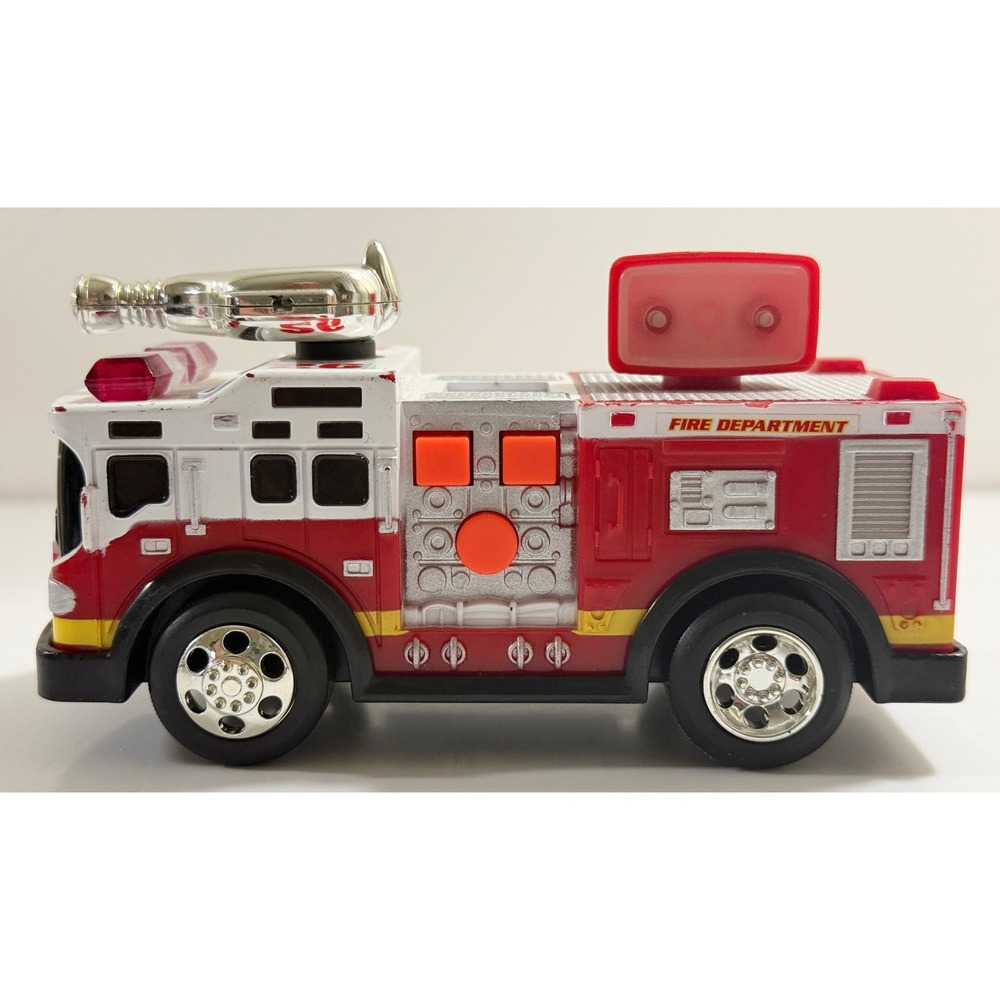 Road Rippers Fire Truck Toy Kids OS Red White Lights and Sounds Motorized‎